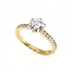 Ring Mon tr&eacute;sor Yellow Gold 18k 750 Thousandths - Celinni