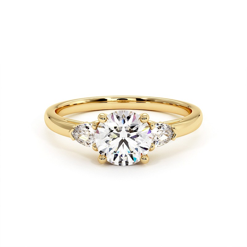 Nina Ring 18k 750 Thousandths Yellow Gold