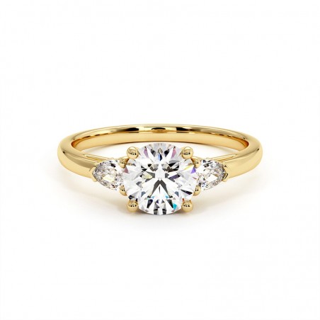 Nina Ring Gelbgold 18k 750 Tausendstel