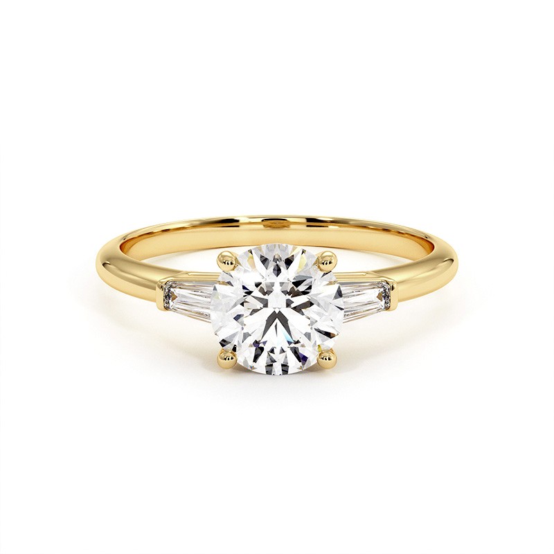 Bague Satine Or Jaune 18k 750 Millièmes