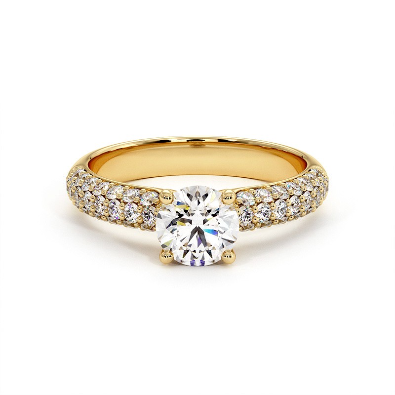 Bague Pamina Or Jaune 18k 750 Millièmes