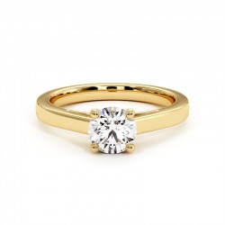 Anillo Rosa De Mi Vida Oro Amarillo 18k 750 Mil&eacute;simas - Casa Celinni
