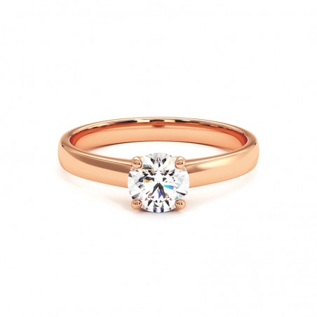 Bague Ylana Or Rose 18k 750 Millièmes