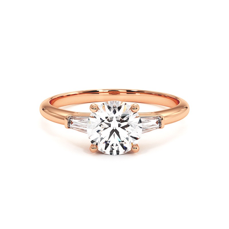 Bague Satine Or Rose 18k 750 Millièmes