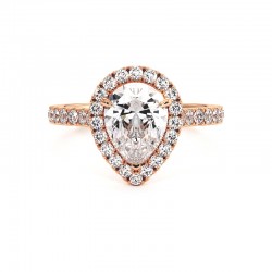 Pear Cut Diamond Ring Ma...