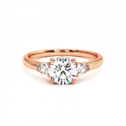 Nina Ring Ros&eacute;gold 18k 750 Tausendstel - Celinni