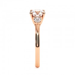 Anillo Nina Oro Rosa 18k 750 Mil&eacute;simas - Casa Celinni
