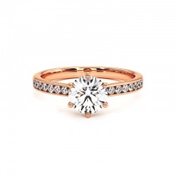 Ring Mon tr&eacute;sor Rose Goud 18k 750 Duizendsten - Celinni