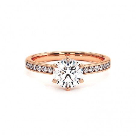Bague Mon Trésor Or Rose 18k 750 Millièmes