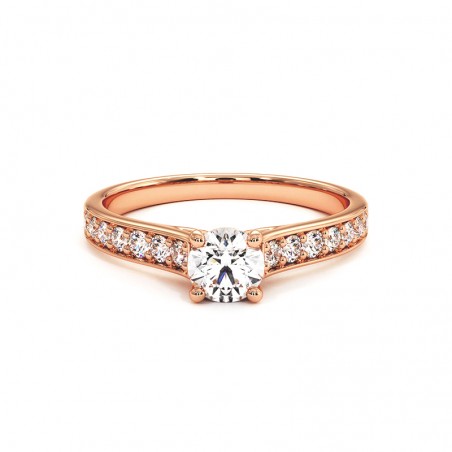 Ring Mon amour Roze Goud 18k 750 Duizendsten