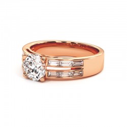 Ring Laure Rose Gold 18k 750 Tausendstel - Celinni
