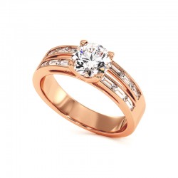 Ring Laure Rose Gold 18k 750 Tausendstel - Celinni
