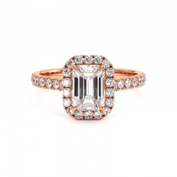 Emerald Cut Diamond Ring Ma...