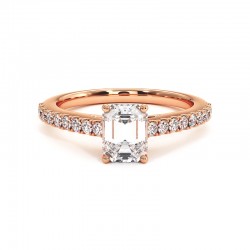Emerald Cut Diamond Ring...
