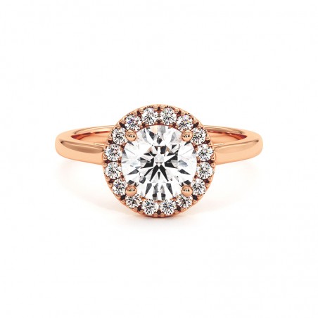 18k 750 duizendsten Roze Gouden Bestemmingsring