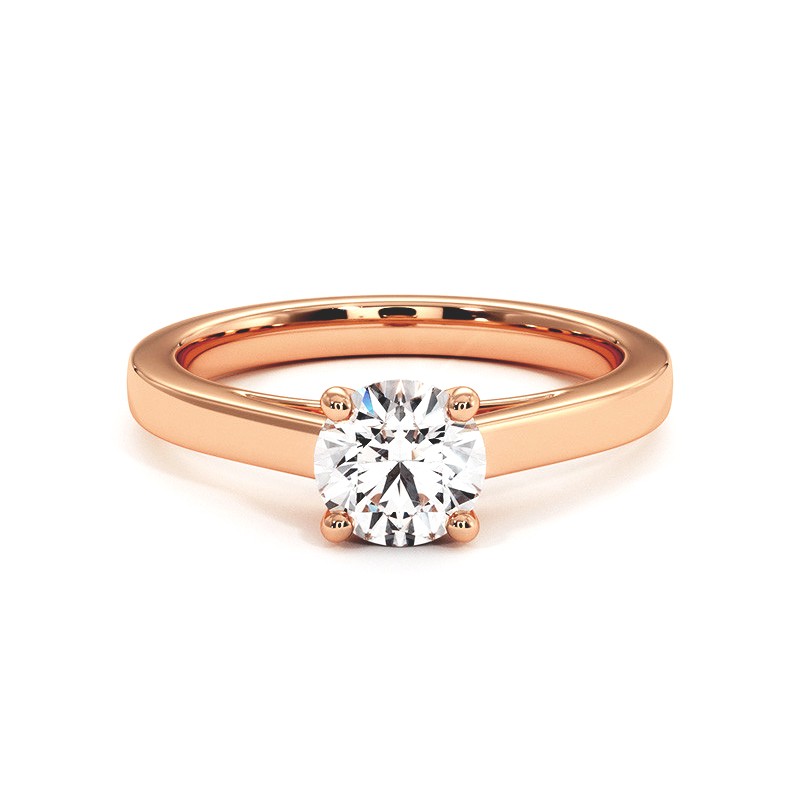 Bague Rose De Ma Vie Or Rose 18k 750 Millièmes