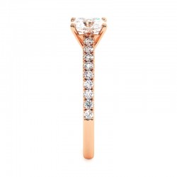 Strahlender Diamantring Elle 18k Ros&eacute;gold - Celinni
