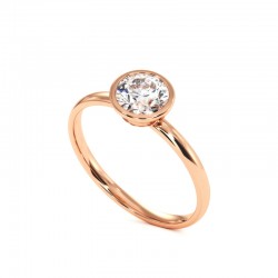 Chlo&eacute; Ring Rose Gold 18k 750 Thousandths - Celinni