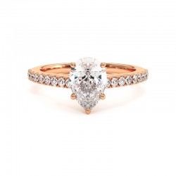 Pear Cut Diamond Ring Elle...