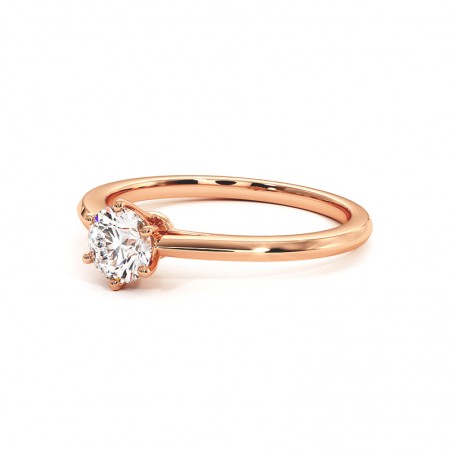 Anna Ring Ros&eacute;gold 18k 750 Tausendstel
