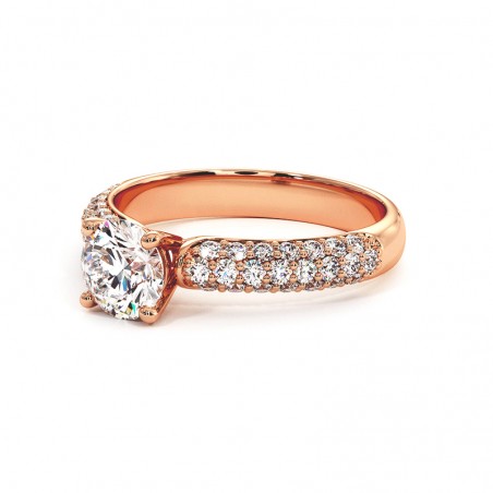 Anillo Pamina Oro Rosa 18k 750 Mil&eacute;simas