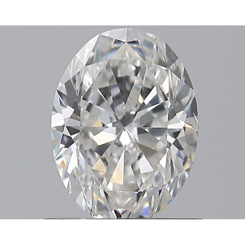 Diamant Naturel Blanc Ovale 0.5 Carats - Qualité VS1 - Pur à La Loupe - Neuf Sans Emballage