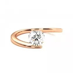 Anillo Eterno Oro Rosa 18k 750 Mil&eacute;simas - Casa Celinni