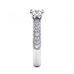 Pamina Ring Wei&szlig;gold 18k 750 Tausendstel - Celinni