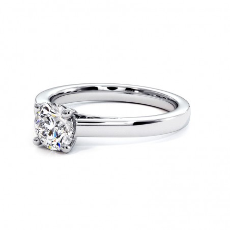Rosa Ring Von Ma vie Wei&szlig;gold 18k 750 Tausendstel