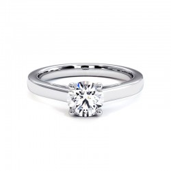 Rosa Ring Von Ma vie Wei&szlig;gold 18k 750 Tausendstel - Celinni