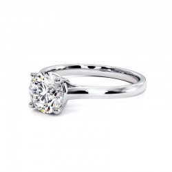 Diamantring Rundschliff Promesse Wei&szlig;gold 18k - Celinni