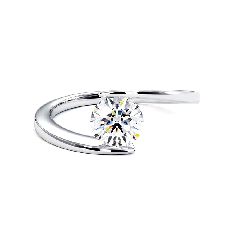 Bague Eternal Or Blanc 18k 750 Millièmes