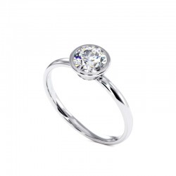Chlo&eacute; Ring Wit Goud 18k 750 Duizendsten - Celinni