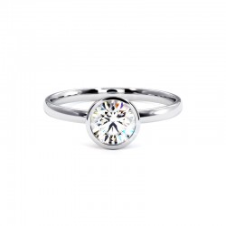 Chlo&eacute; Ring Wei&szlig;gold 18k 750 Tausendstel - Celinni
