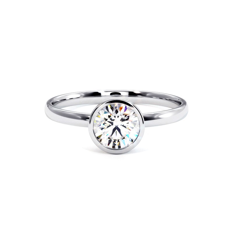 Bague Chloé Or Blanc 18k 750 Millièmes