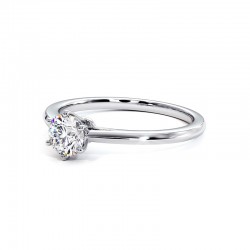 Anna Ring Wei&szlig;gold 18K 750 Tausendstel - Celinni