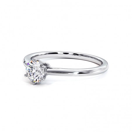 Anna Ring Wei&szlig;gold 18k 750 Tausendstel