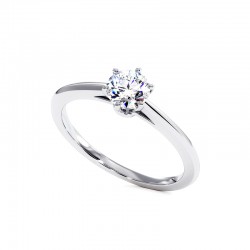 Anna Ring Wei&szlig;gold 18K 750 Tausendstel - Celinni