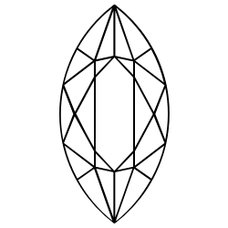 0.3克拉马眼形钻石
