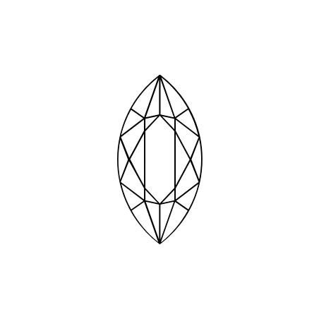 0,3-Karat Marquise Form Diamant