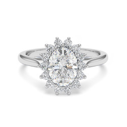 Daisy Ring© Oval White...