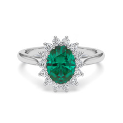 Marguerite© Ring Oval Green...