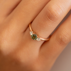 Anillo de compromiso L&eacute;andria Colecci&oacute;n Parisina - Maison Celinni