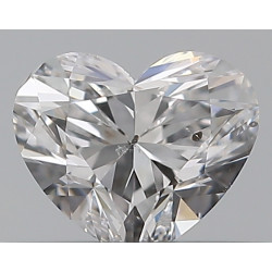 Diamante en forma de coraz&oacute;n de 0.3 quilates