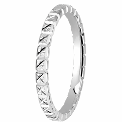 Nora Ehering Diamantmuster 18K Gold & Platin 950 | Celinni