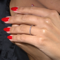 Nora Ehering Diamantmuster 18K Gold & Platin 950 | Celinni