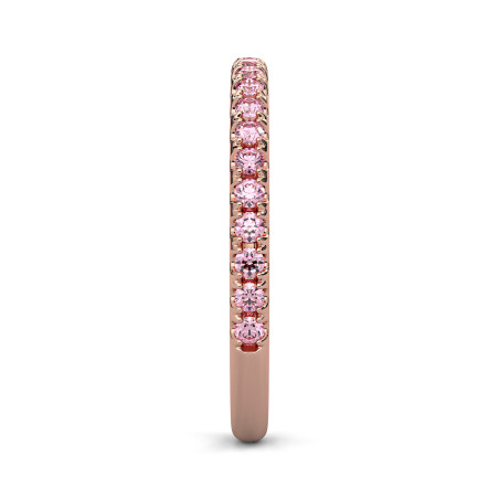 Demi Alliance Diamants Elle Or Rose Tourmalines