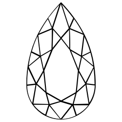 0.3克拉梨形钻石