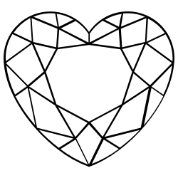0.35克拉心形钻石