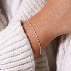 Bracelet rivière diamants 1 carat en platine 950 – Celinni